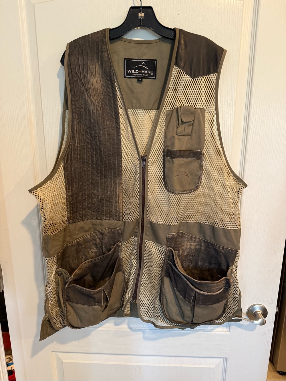 Wild Hare Shooting Gear tan beige hunting Mesh Range outdoor Vest men’s 2XL